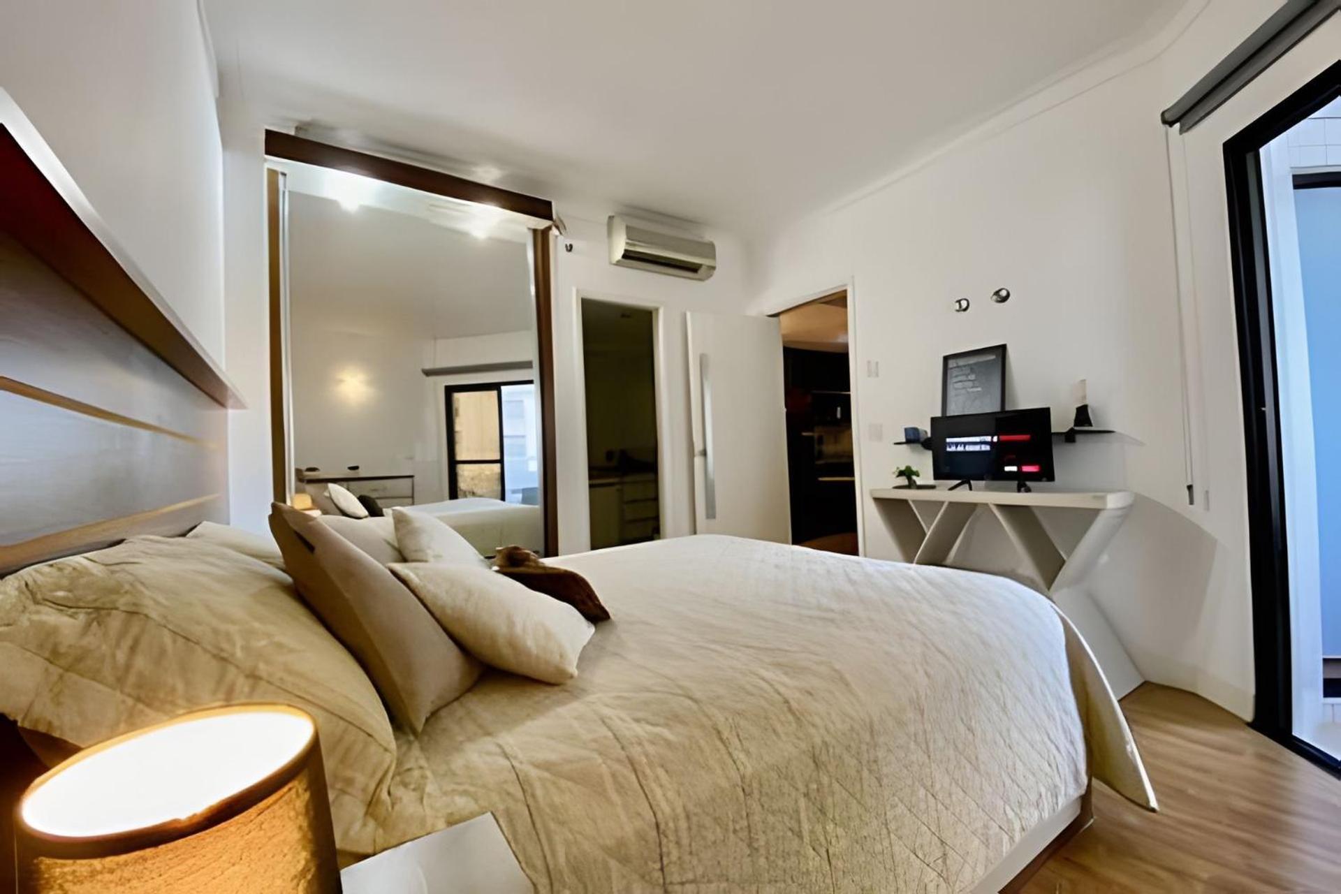 Apartamento Moderno E Sofisticado Frente A No Boqueirao Santos (Sao Paulo)